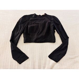 Brock Collection Long Sleeve Crop Top
